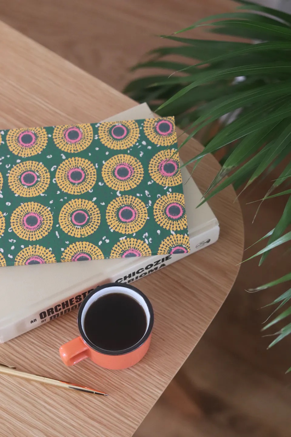 Image of a colourful notebook from Bonita Ivie prints