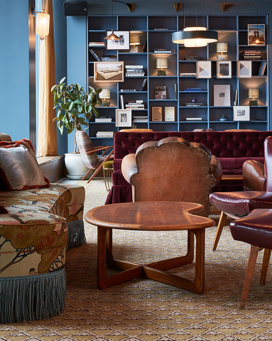 Soho House DUMBO House library New York City