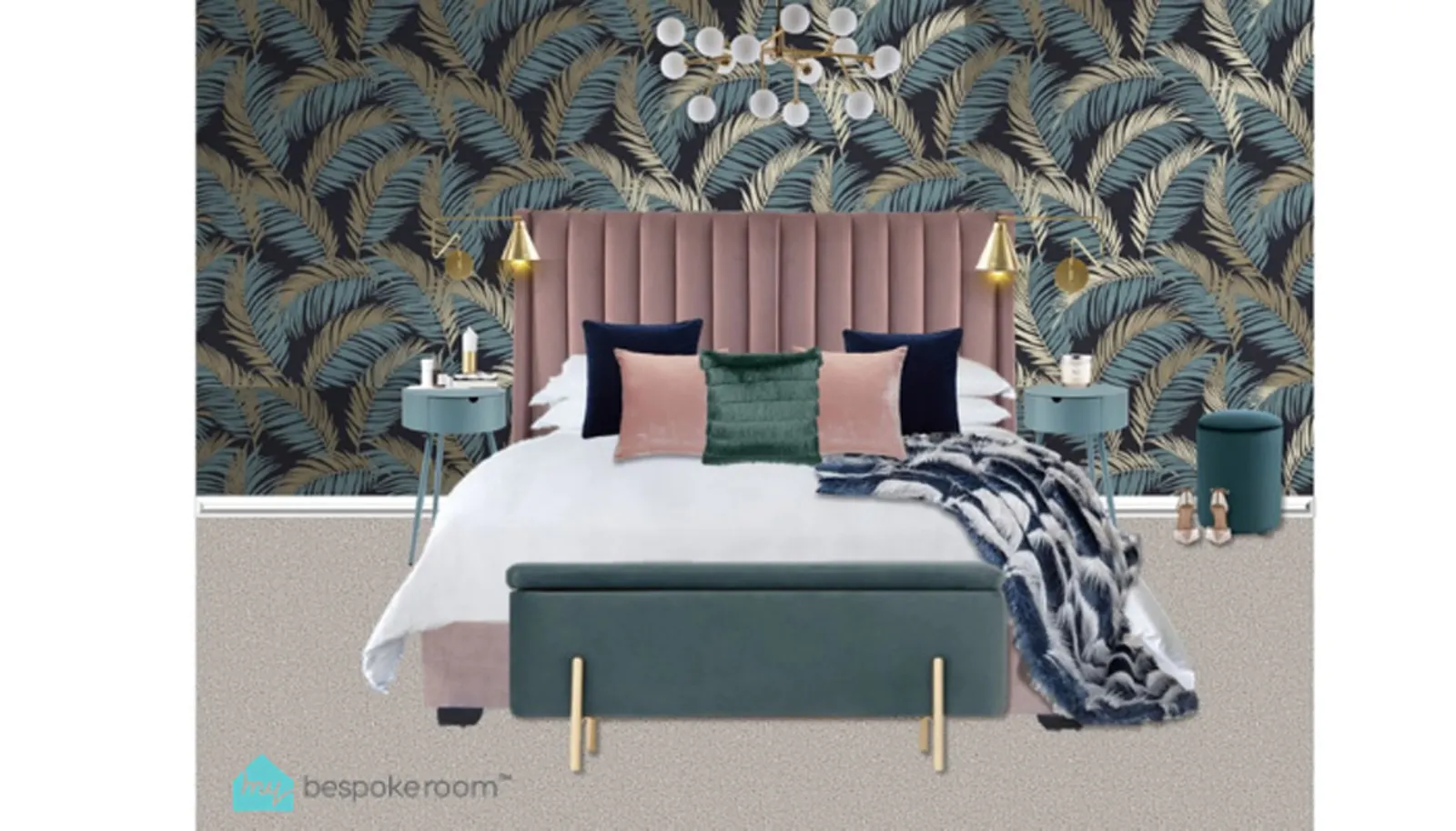Mein maßgeschneidertes Schlafzimmer-Modell des Hauptschlafzimmers