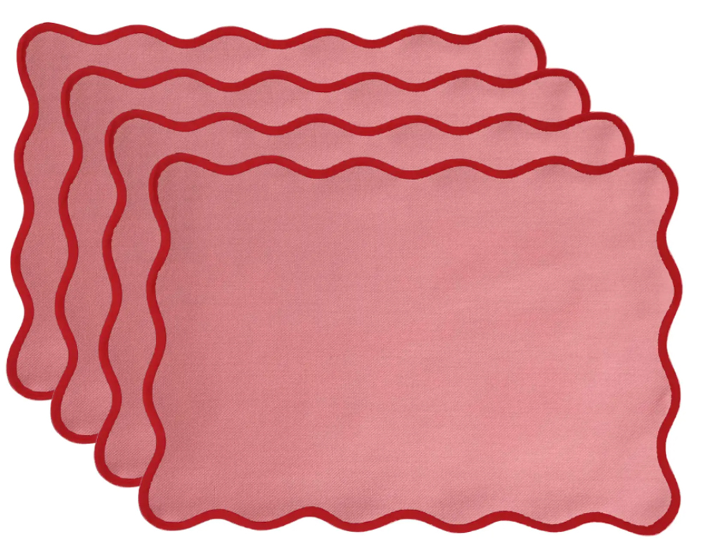 Charish scallop cushions