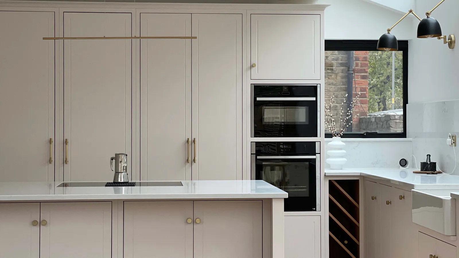 Scandi kitchen decorated in Lick Pink 01 paint shade