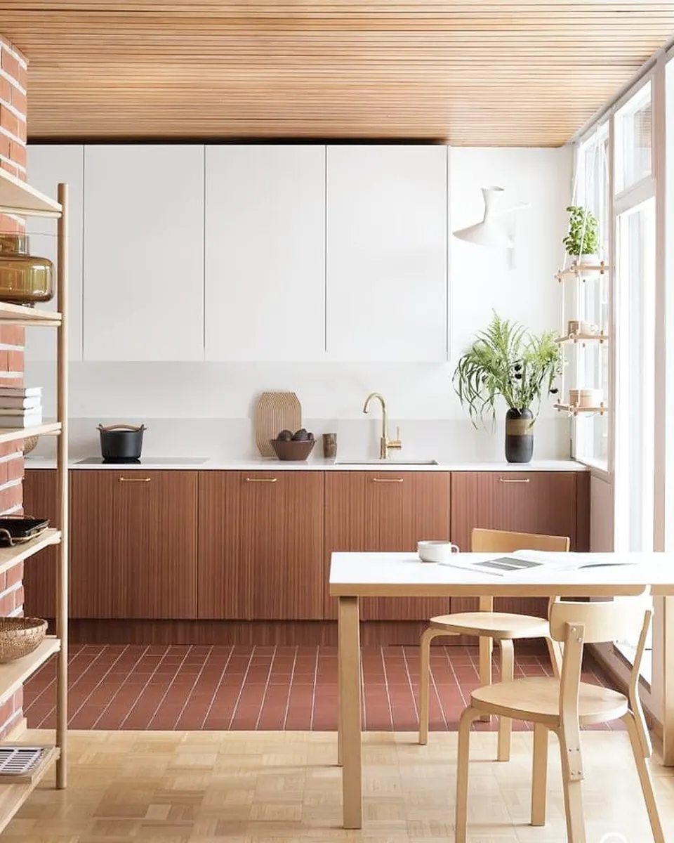 Minimalist kitchen decorated by @japandi_design