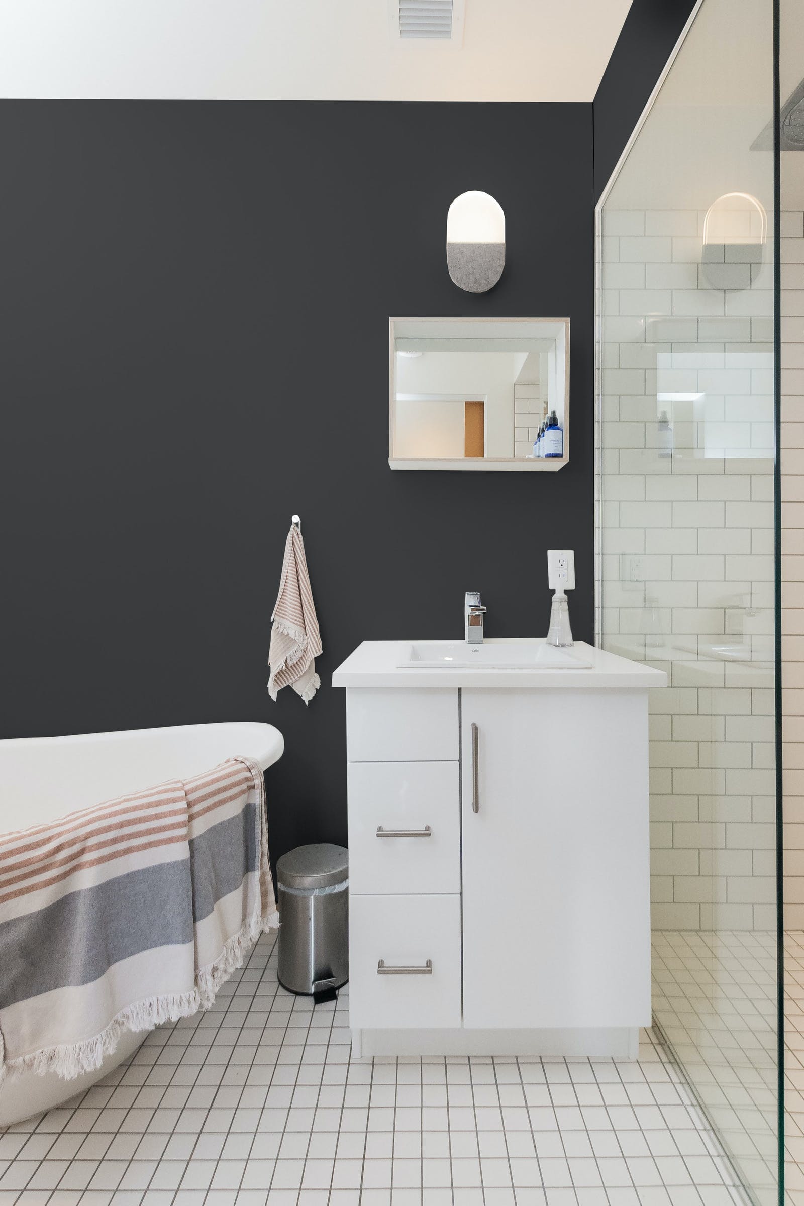 Bathroom decorated in Black 02