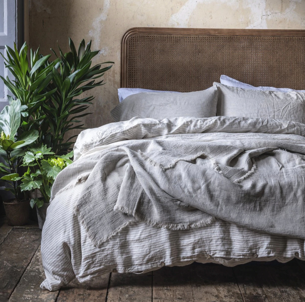Piglet linen duvet covers