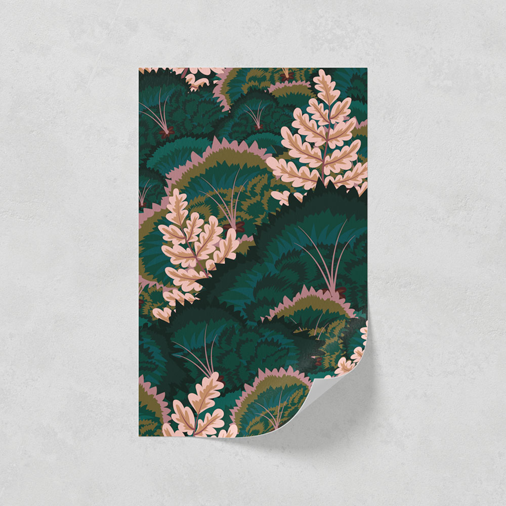 Electric Poppies 02 Floral Wallpaper