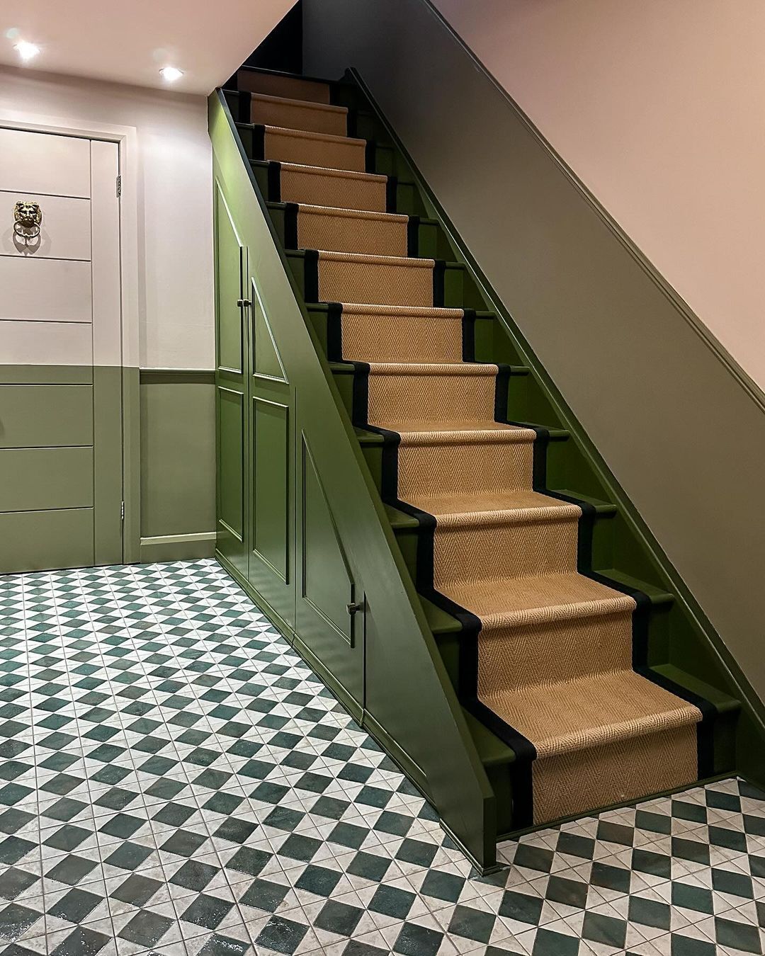 @thishousewemade hallway in Green 05