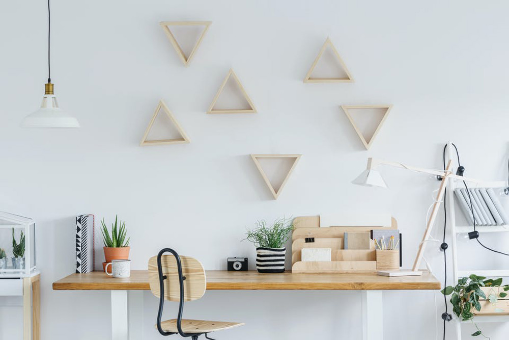 Scandinavian style interior design.