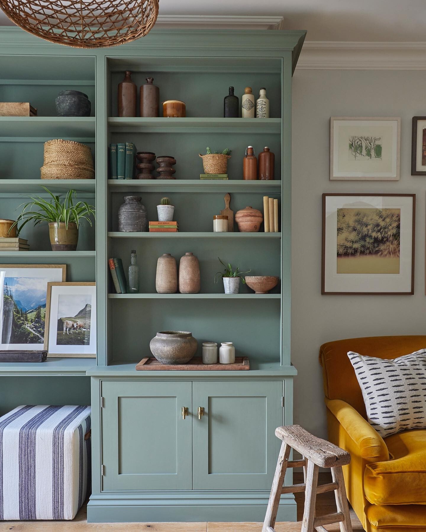 @houseninedesign @oursurreynest cabinet in Green 02