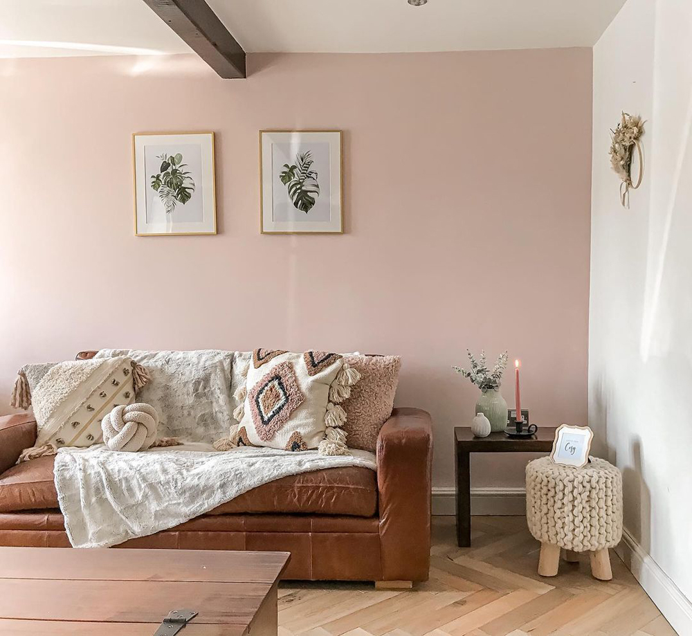 Lick paint Pink 04 boho living room decor inspiration