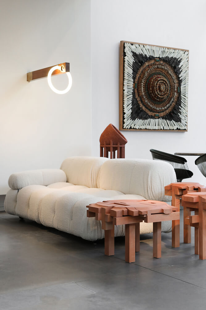 Contemporary Lighting in a styled home