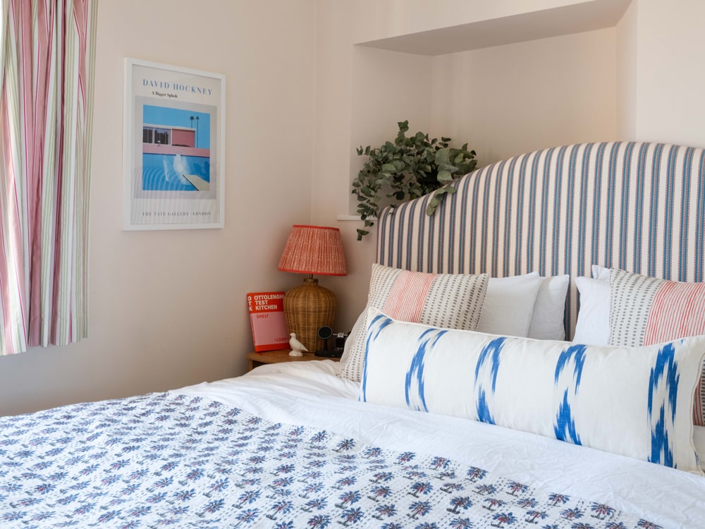 Tash Bradley bedroom painted in Lick Pink 01 paint