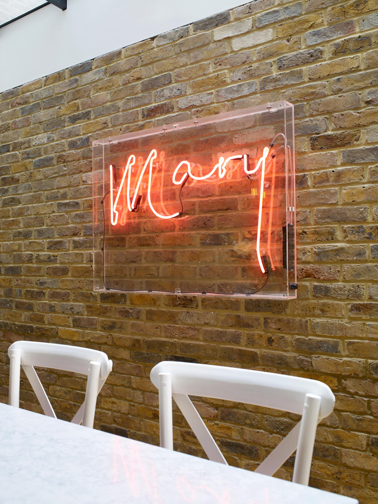 Mary Charteris' dining room
