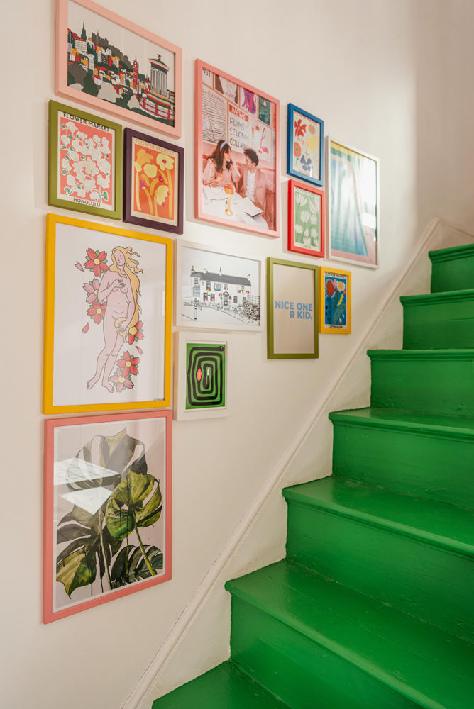 Lindsey Isla's green stairs