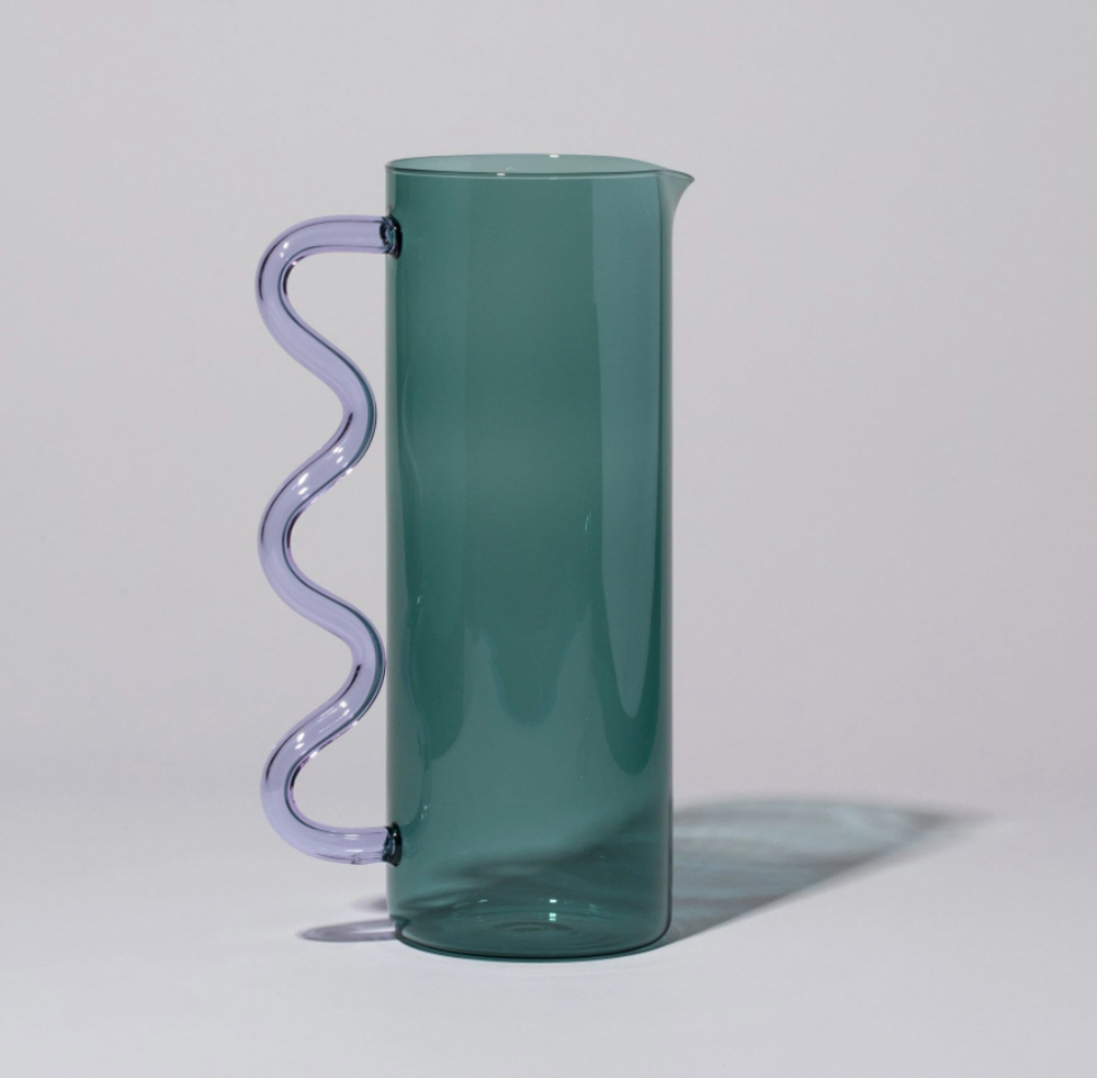 A wave pitcher by Sophie Lou Jacobsen