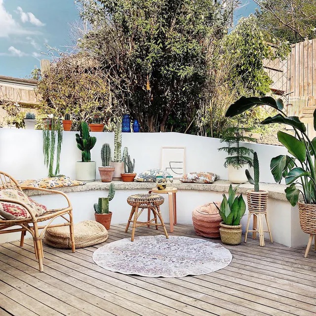 Garden painted in Lick exterior paint