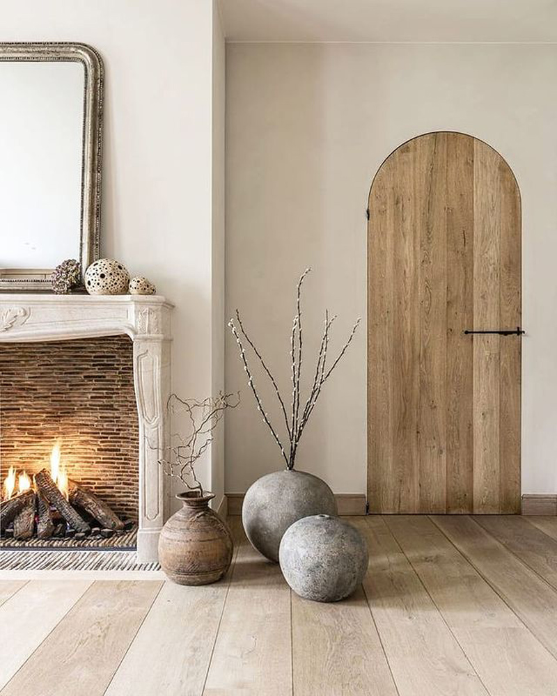 Living Room decorated in Japandi style by @japandi_design