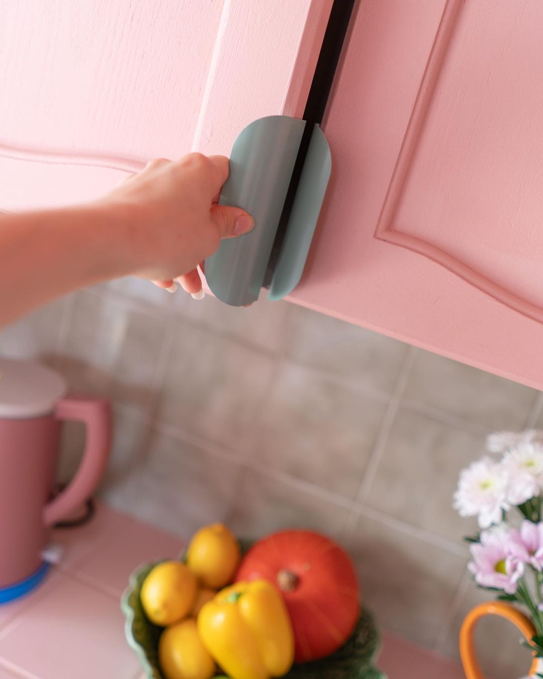 Kitchen cupboards after using Lick and Plank