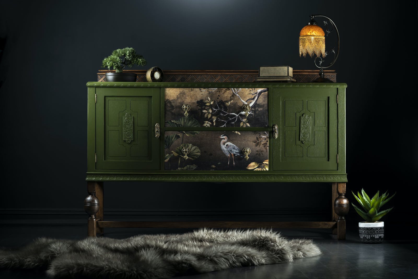 Furniture Upcycled in Green 05 - Blog