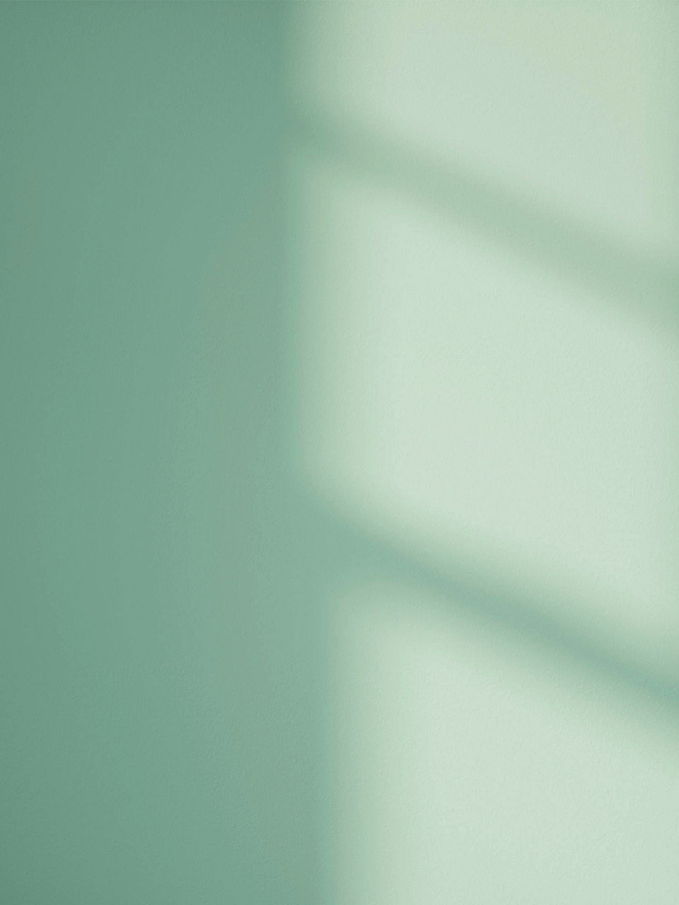 Green 08 paint shade on the wall with shadow