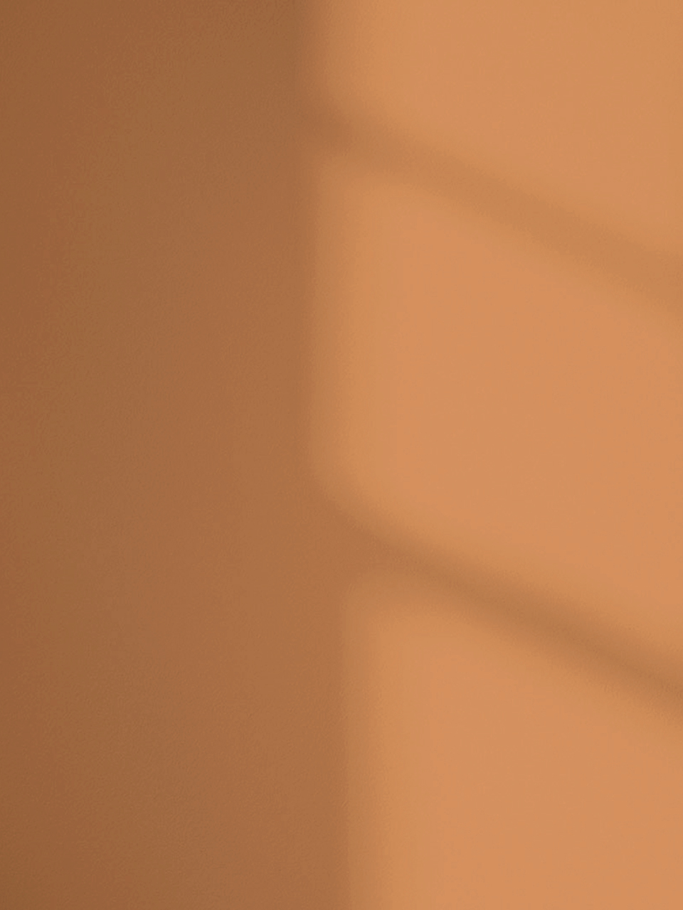 Orange 02 paint shade on the wall with shadow
