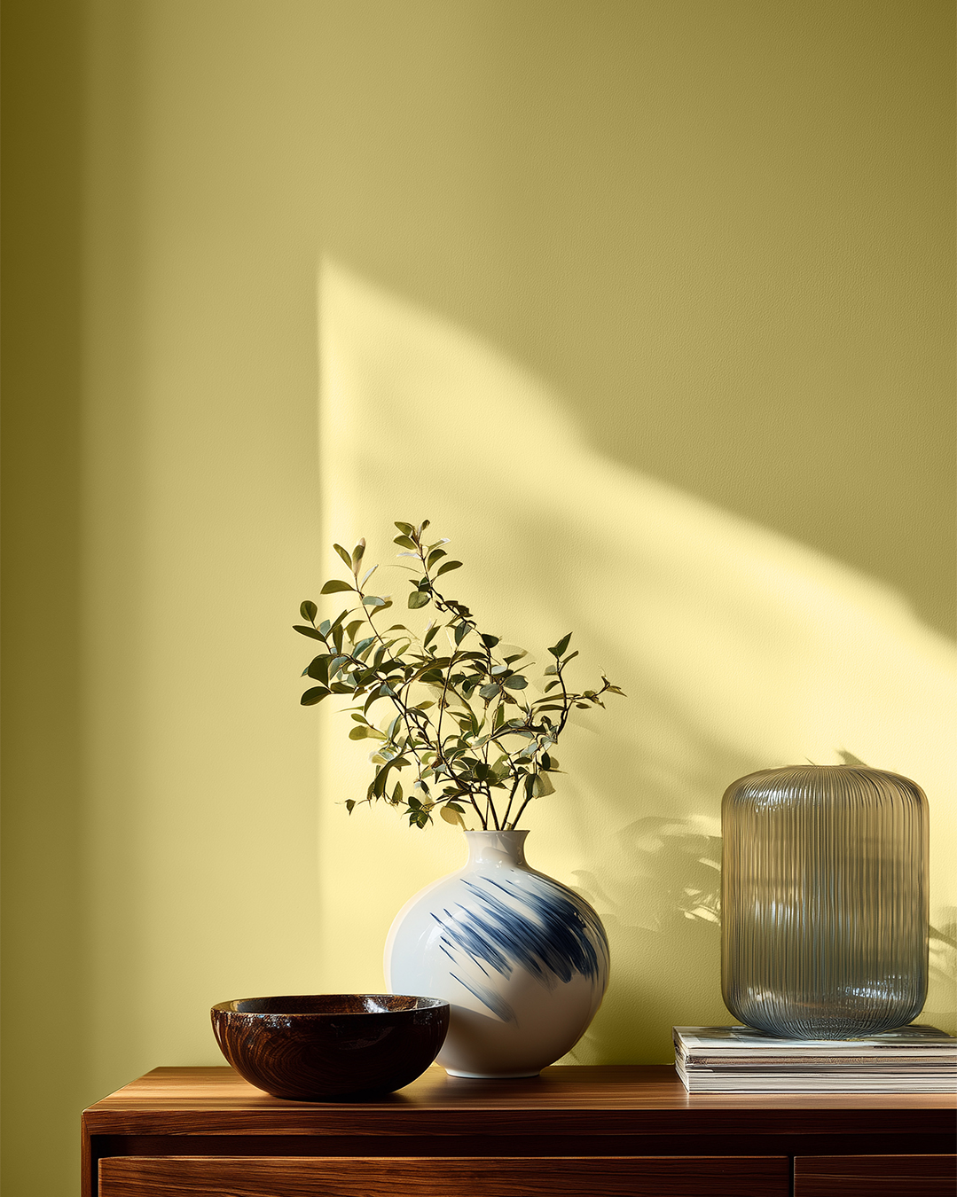 Yellow 01: Soft Creamy Yellow Paint - Matt Emulsion Paint | Lick