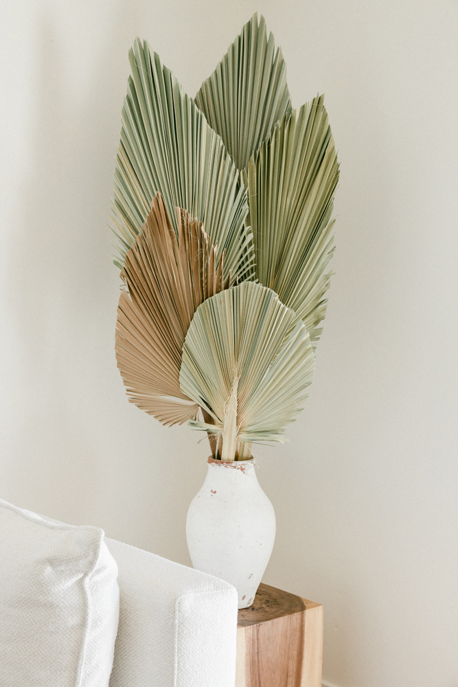 Large palm decoration in vase