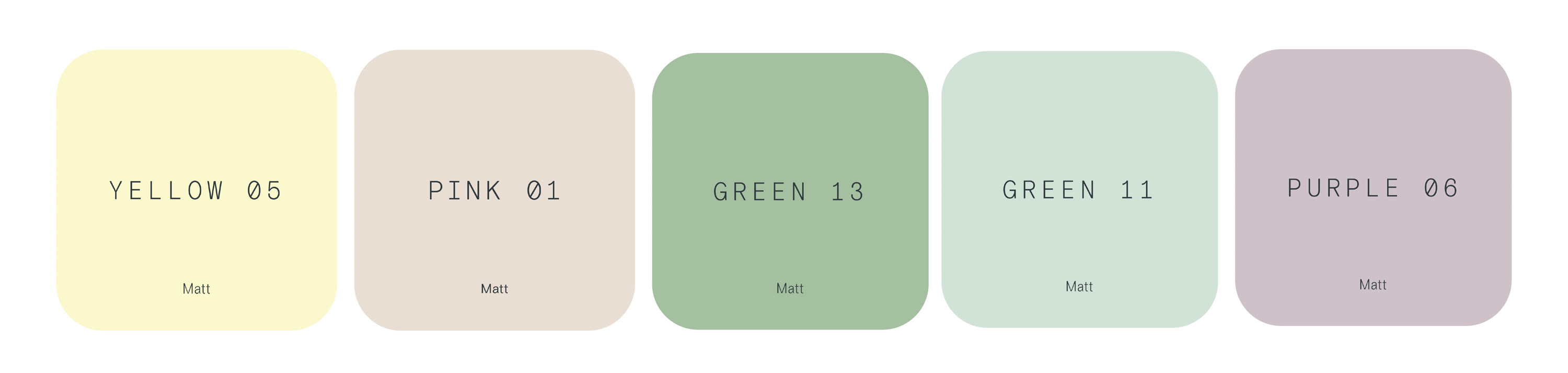 Danish Pastels Lick paint colour palette