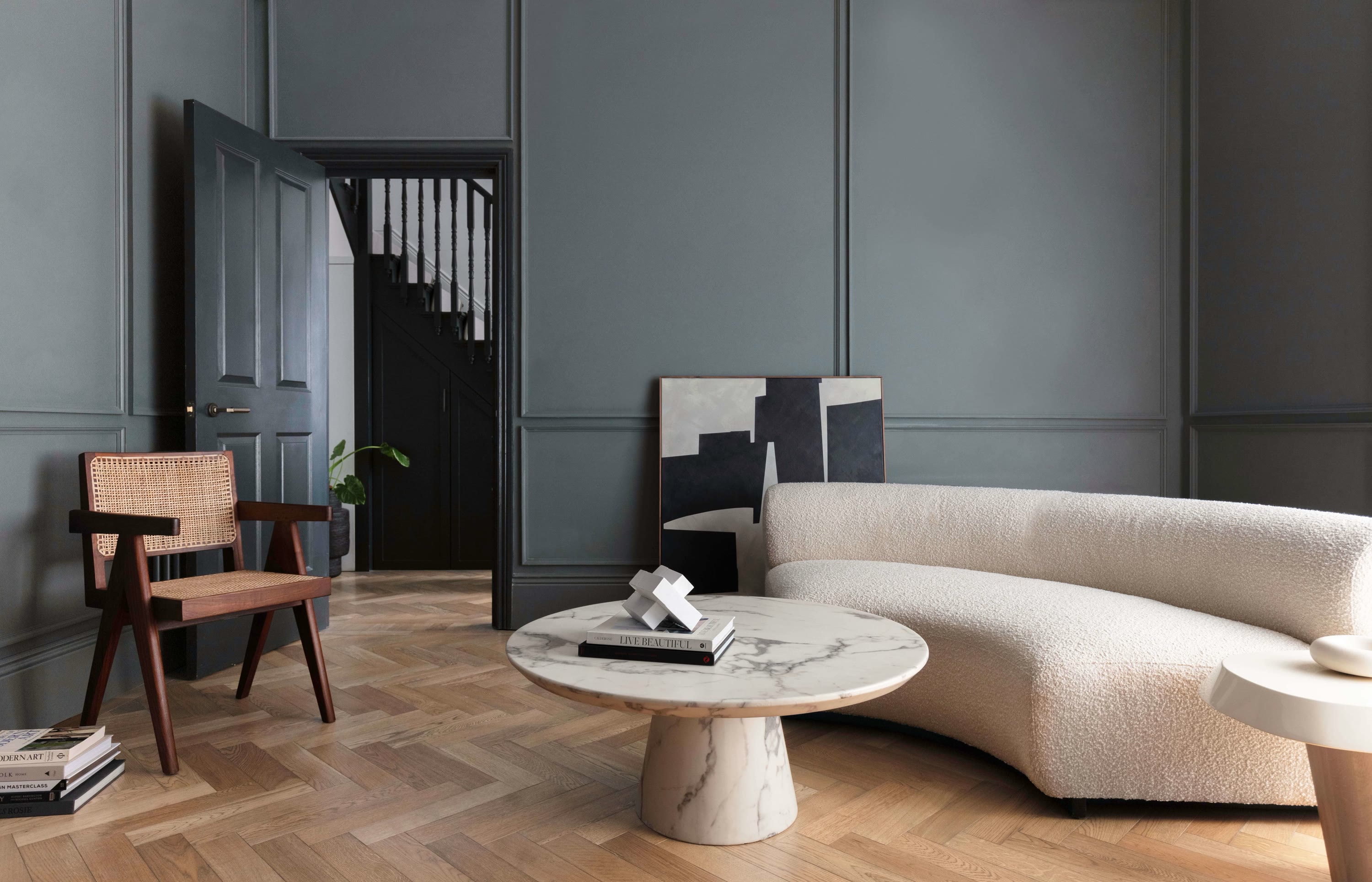 Grey 10 Lick paint on walls designed by Kelly hoppen