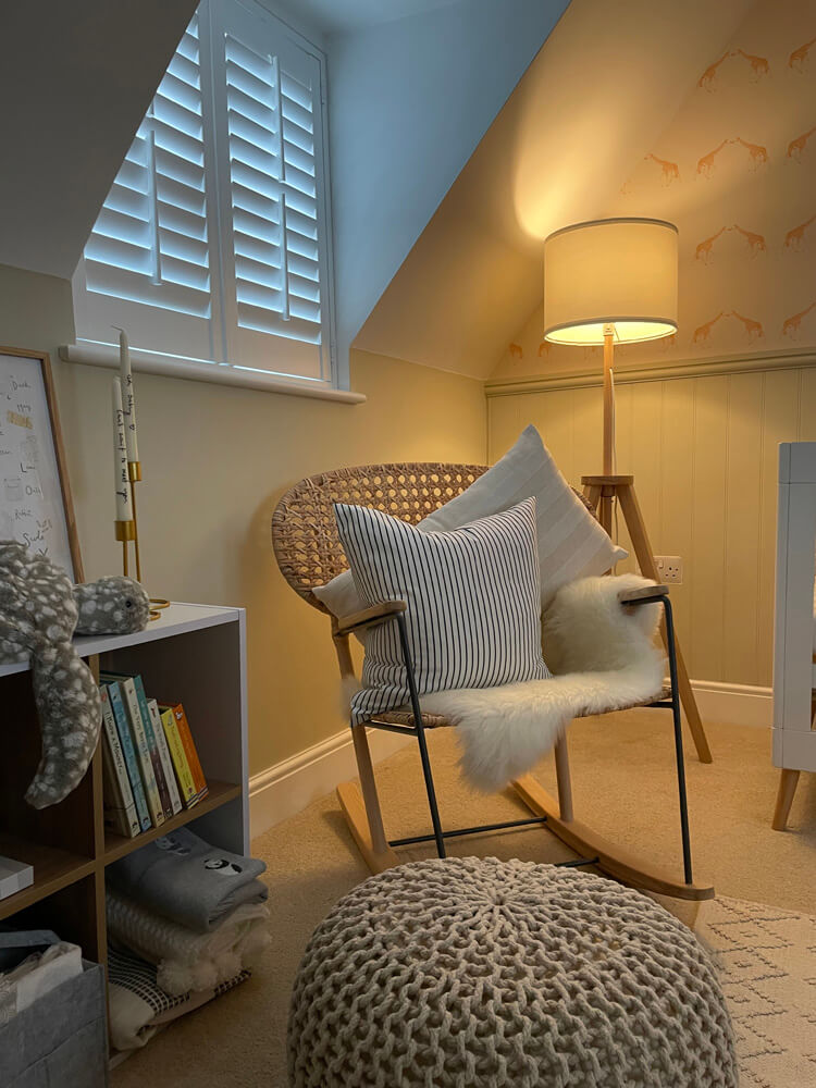 Cosy bedroom painted in Lick Beige 01 paint