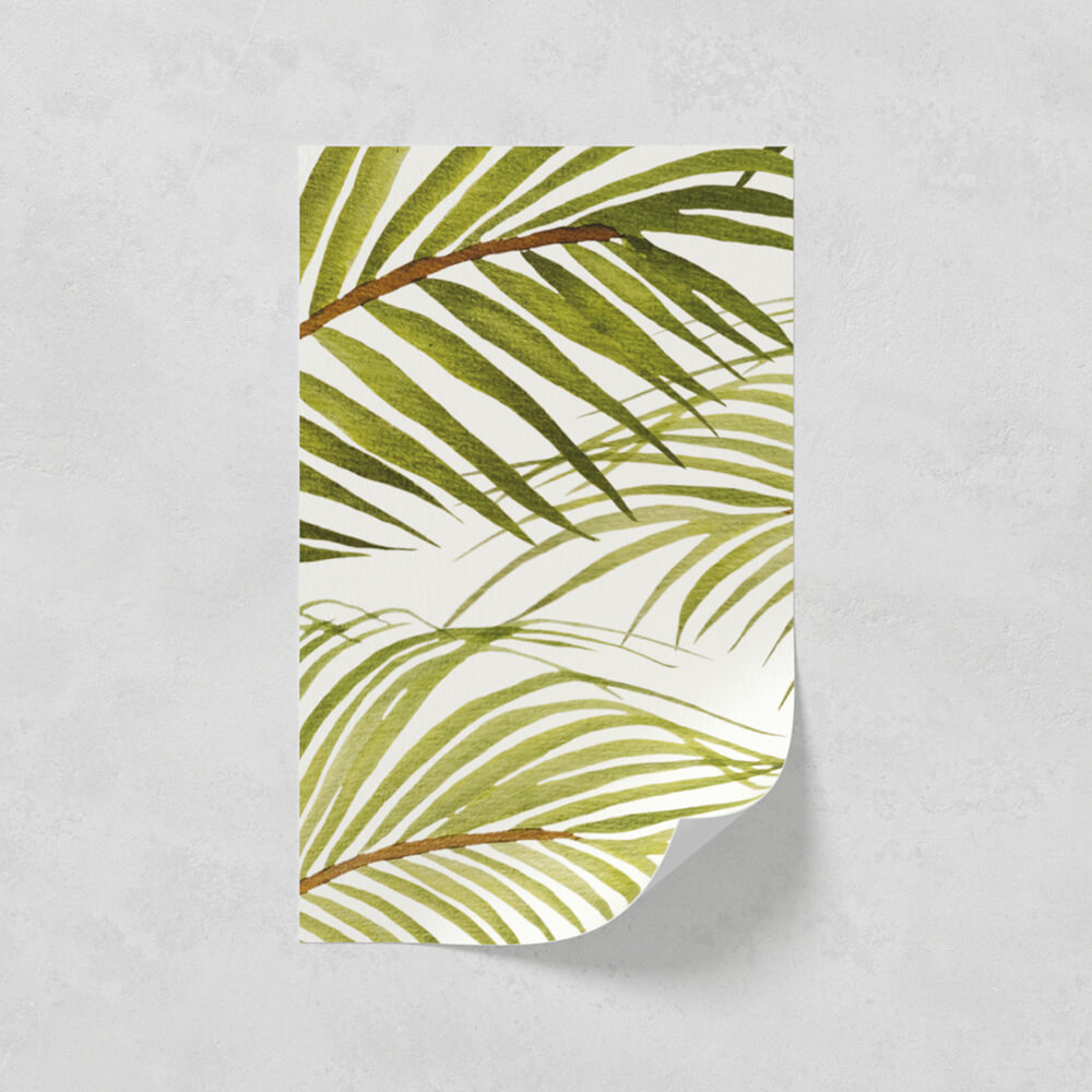 Jungle 03 & Green Leaf Wallpaper Botanical