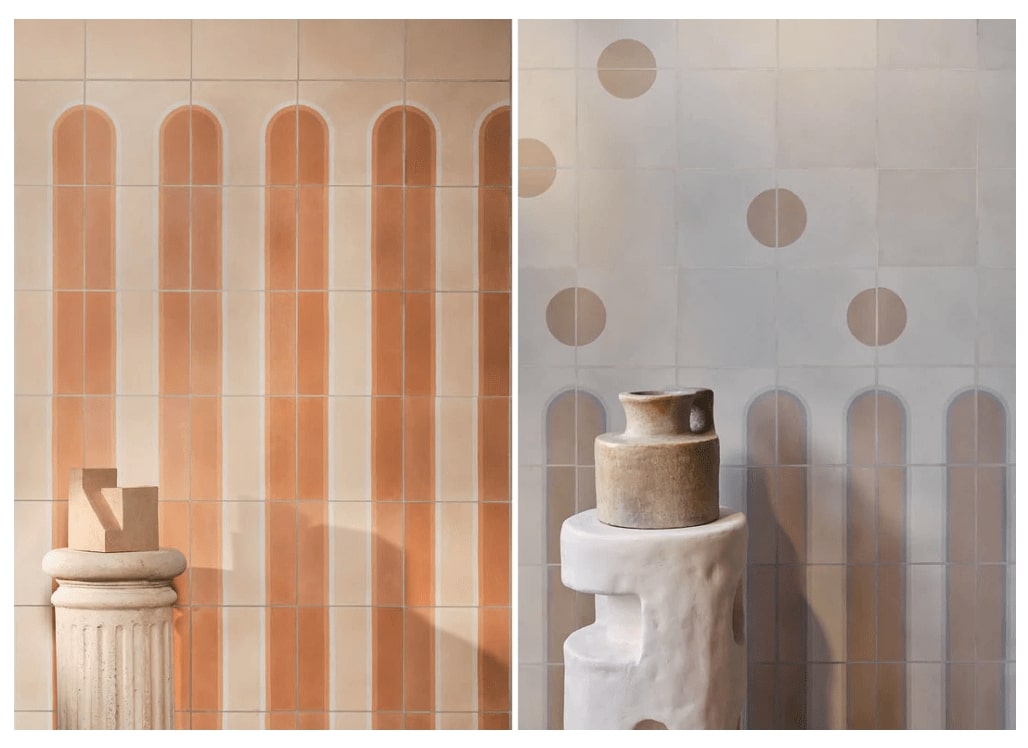 Bert and May striped tiles