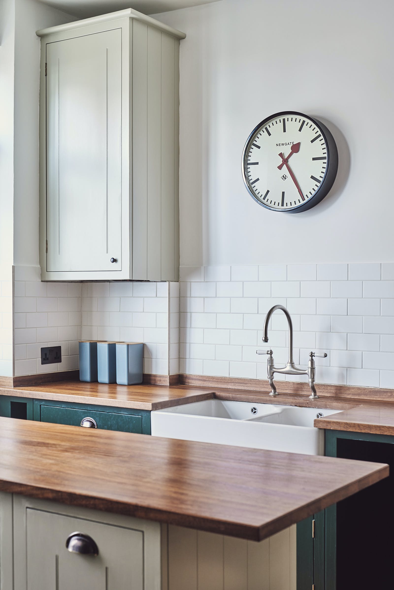 Kitchen painted in Lick Greige 02