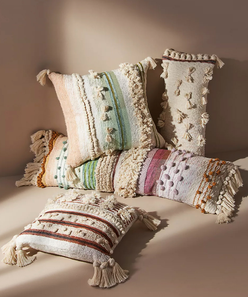 Anthropologie cushions