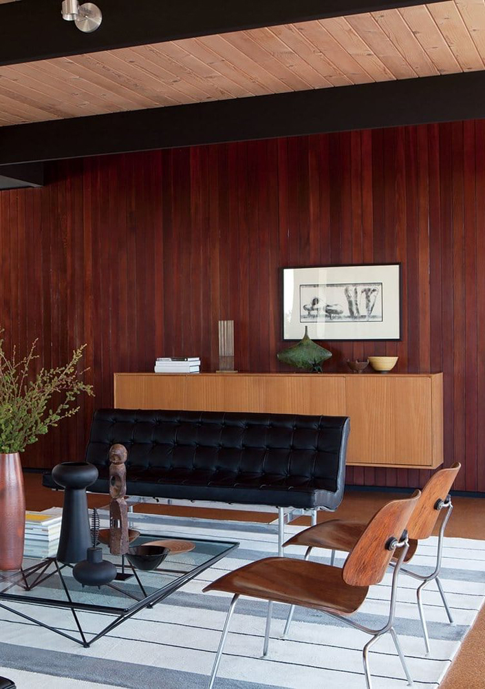 Mid century modern living room