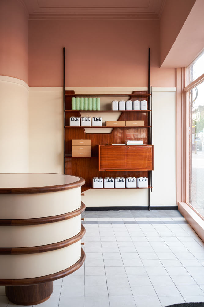 Lick Store Northcote Road paint sample and tools display