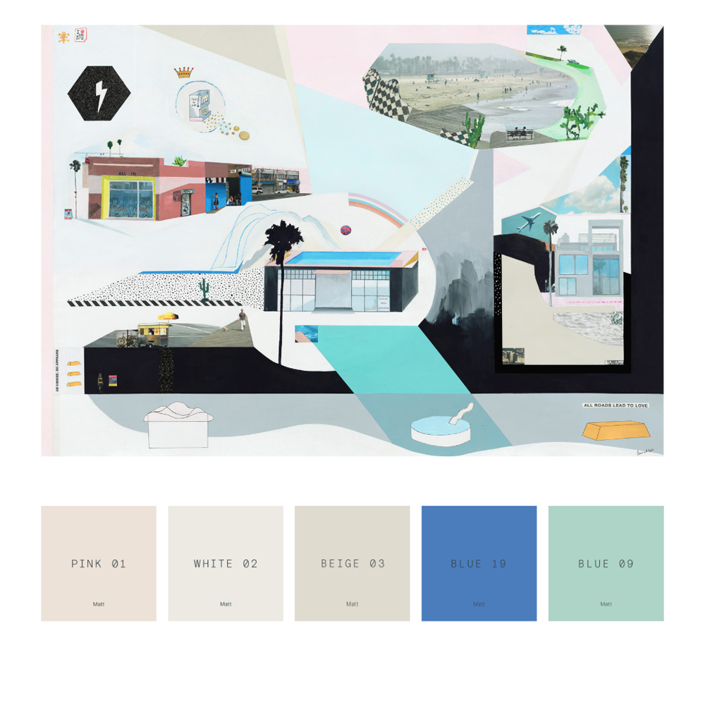 Enter Gallery's Play to Win by Bonnie and Clyde with Lick paint palette to match