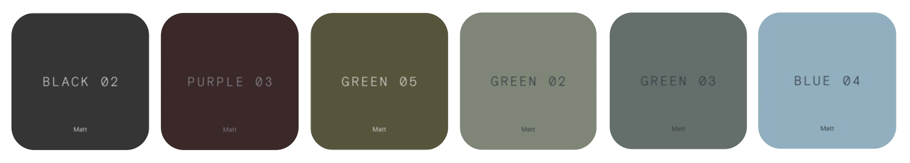 Beispiel einer gotischen Farbpalette