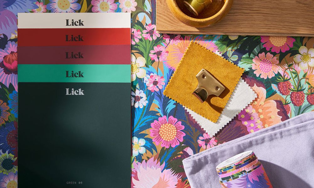 How to make a mood board with Lick paint and wallpaper