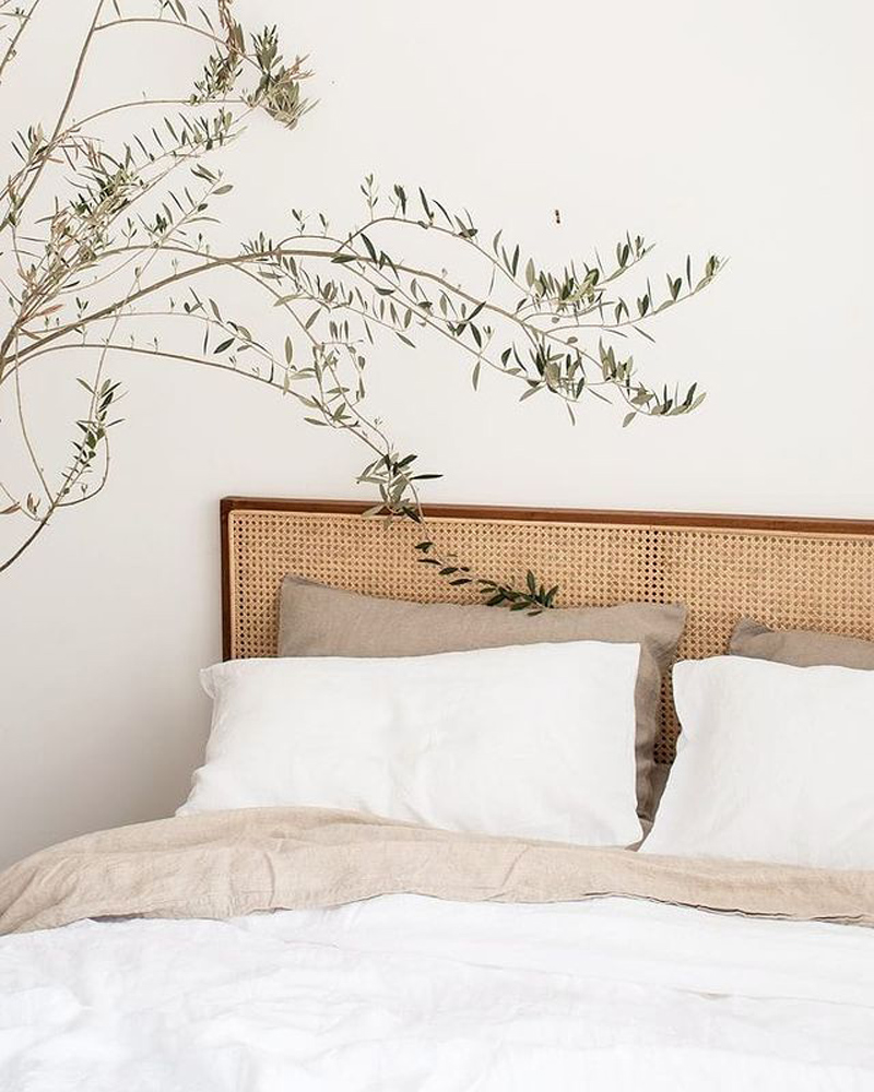 Japandi style bedroom 