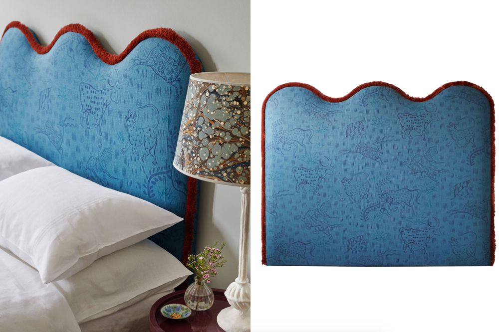 Pandora Taylor curved headboard