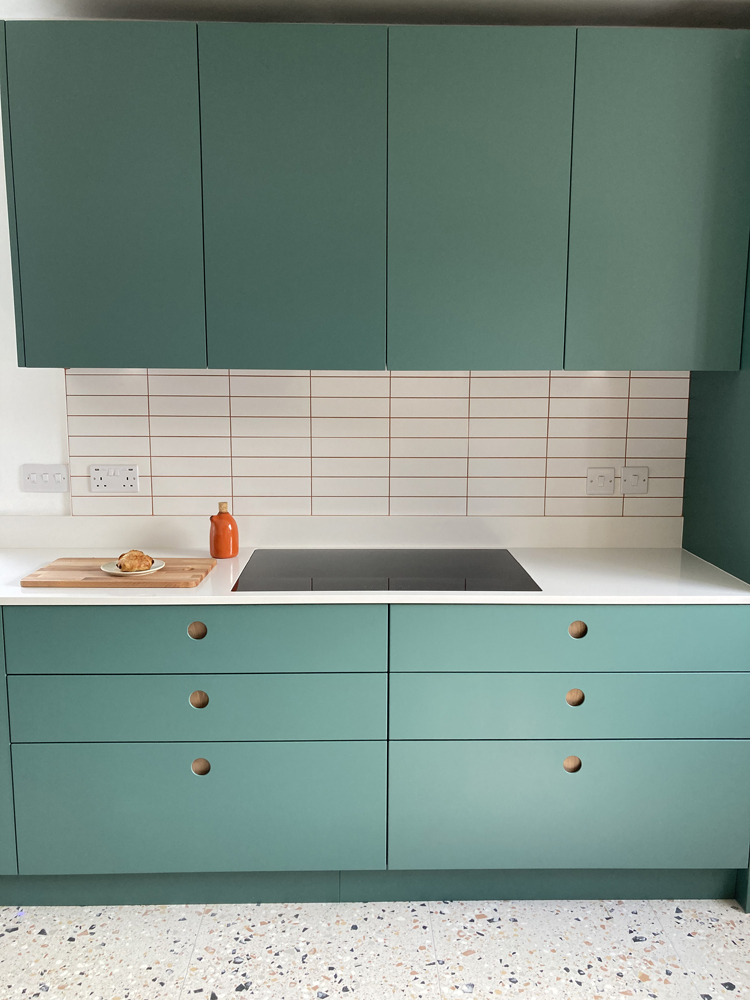 Minimalist kitchen decorated in Lick Green 04 by @ROO_ROOBELL