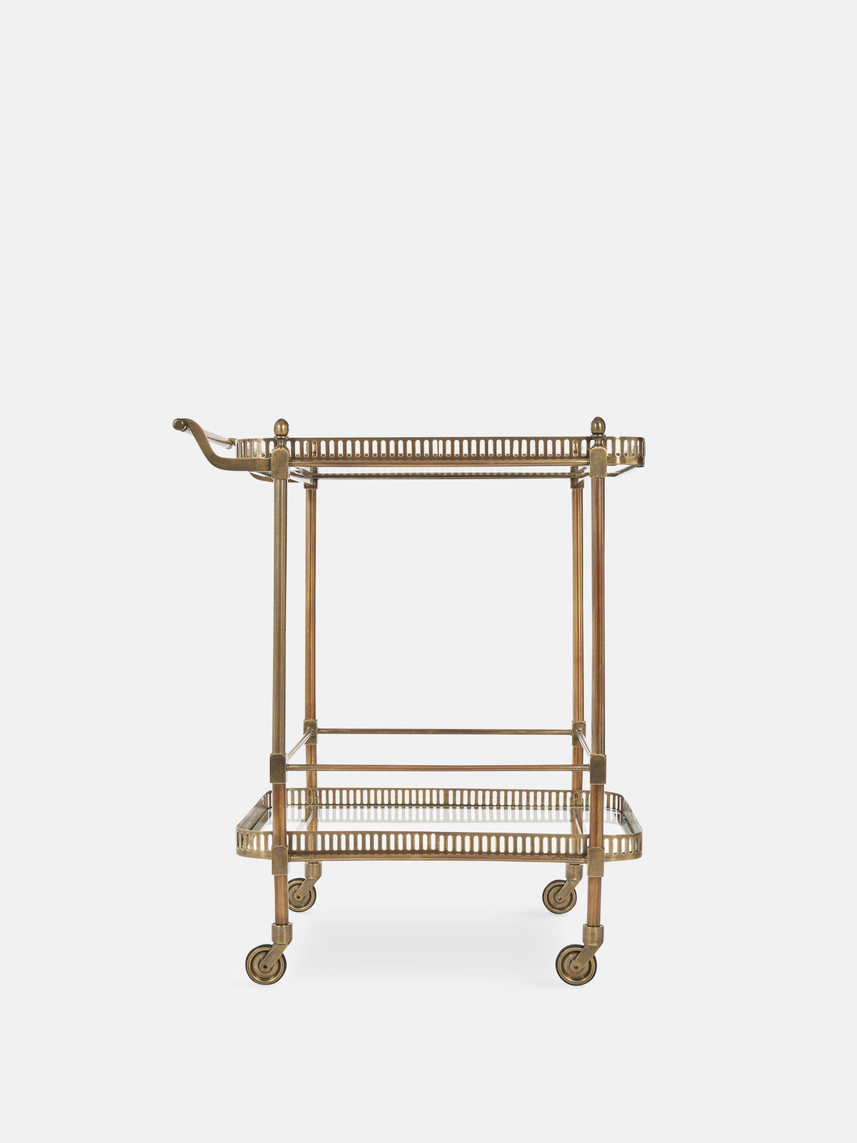Soho Home vintage bar cart 