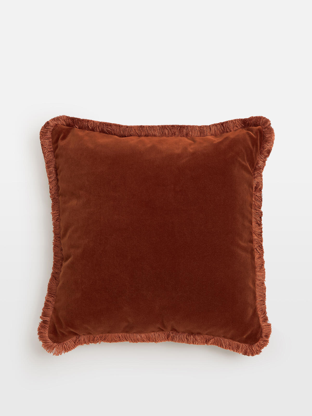 Soho Home Margeaux Square Cushion in Rust