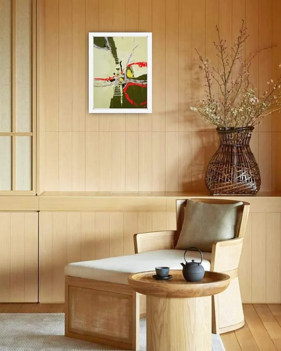 Japandi style living room